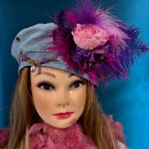 baret jeans rose paars